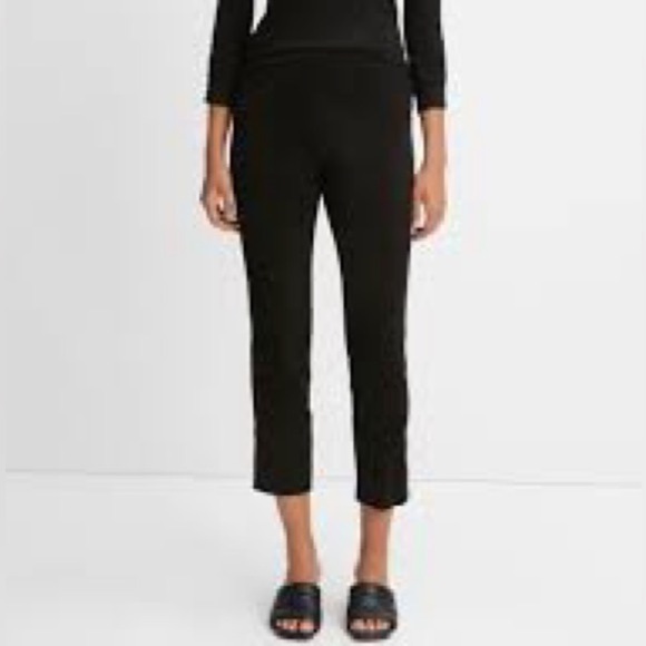 Stella Nova,Copenhagen, Luxury, Pure Sheep Suede,Straight Pants,Black,Size 34/4 - Picture 1 of 13